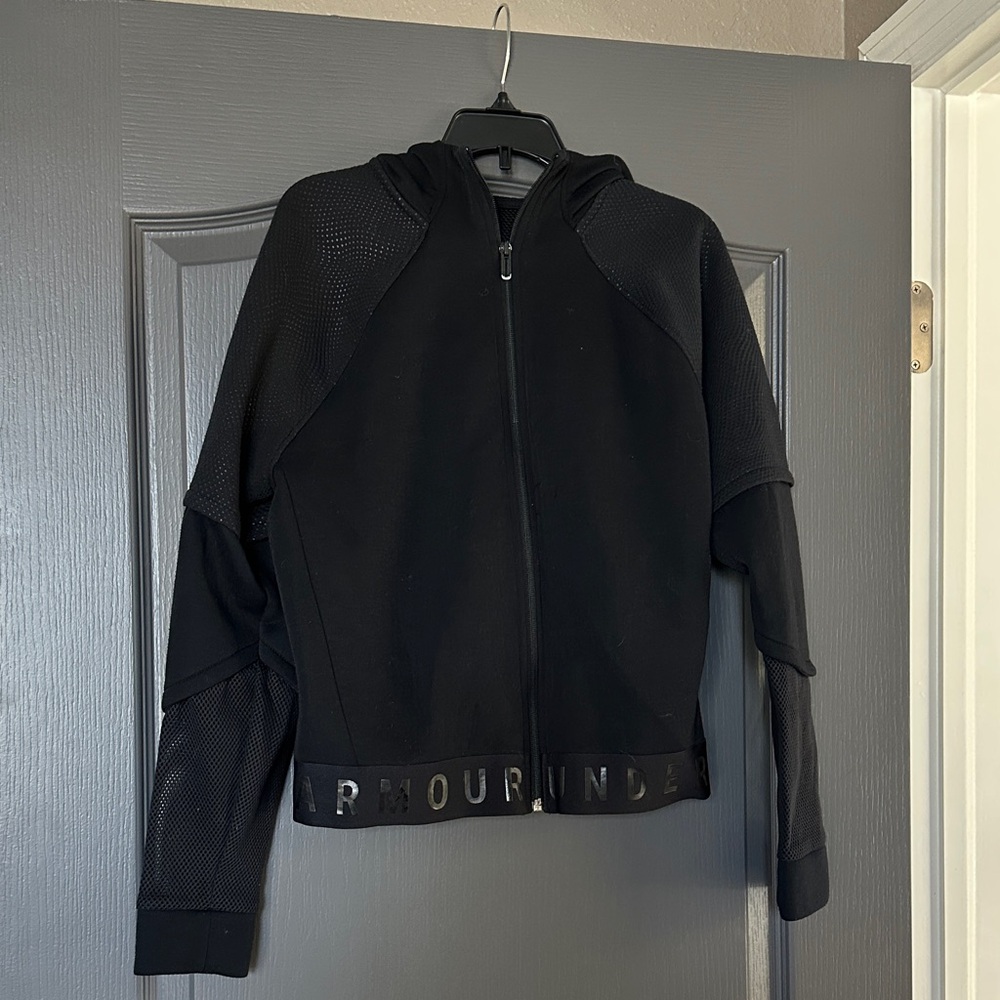 Under Armour Women's Black Performance Jacket Hoodie